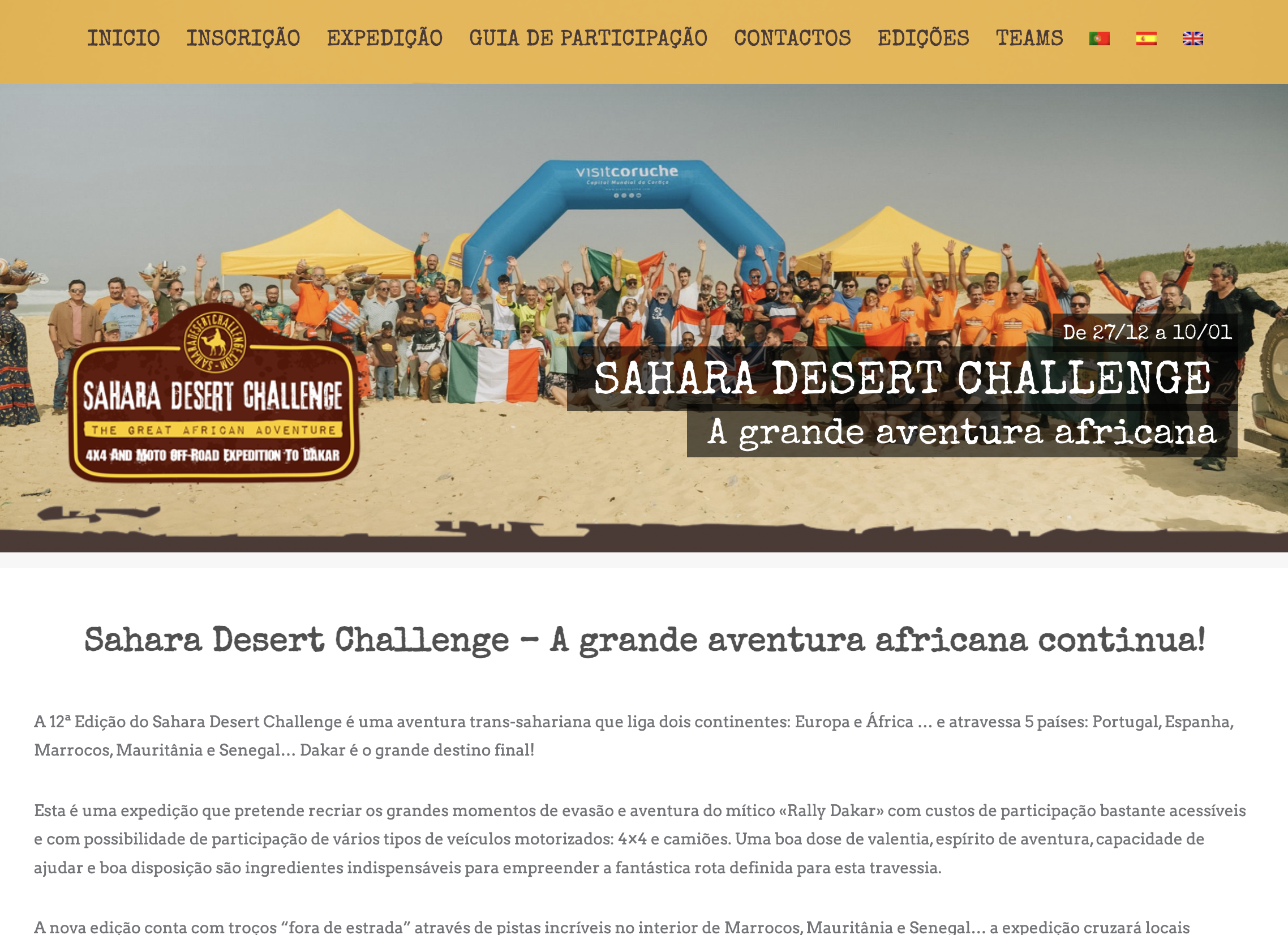 Sahara Desert Challenge